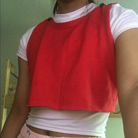 GAP Cropped Sweater Top - Picture 2 of 2